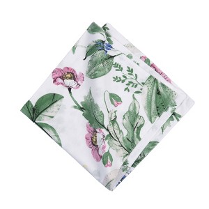 C&F Home 20" Marcy Blooms Cotton Cloth Napkin Floral Design All Seasons Kitchen Dining Dinner Table Machine Wash Decor Decoration - 1 of 4