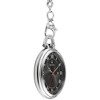 Bulova Classic Pocket Watch 3-Hand Date Quartz Stainless Steel, Black Dial with Detachable Chain - 2 of 4