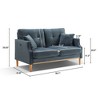 NicBex Modern Sofa Bed for Living Room,Loveseat with Waterproof Fabric and USB Charge for Bedroom,Living Room - 3 of 4