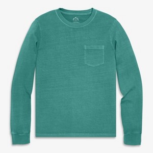 Primary Adult Long Sleeve Garment Dyed Pocket Tee (Unisex Fit) - 1 of 3