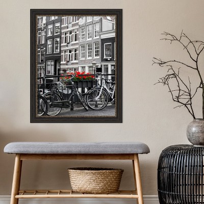 Classic Bronze Narrow Wood Wall Picture Frame