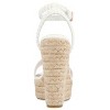Journee Collection Womens Andiah Buckle Espadrille Wedge Sandals - 3 of 4