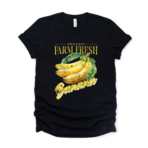 Simply Sage Market Farm Fresh Banana Watercolor Short Sleeve Tee - 1 of 4