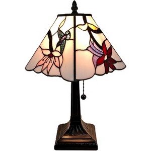 Amora Lighting Tiffany Style Mission Table Lamp 8" Wide - 1 of 4