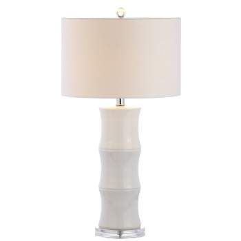 26.5" Ceramic Tiki Table Lamp (Includes Energy Efficient Light Bulb) - JONATHAN Y