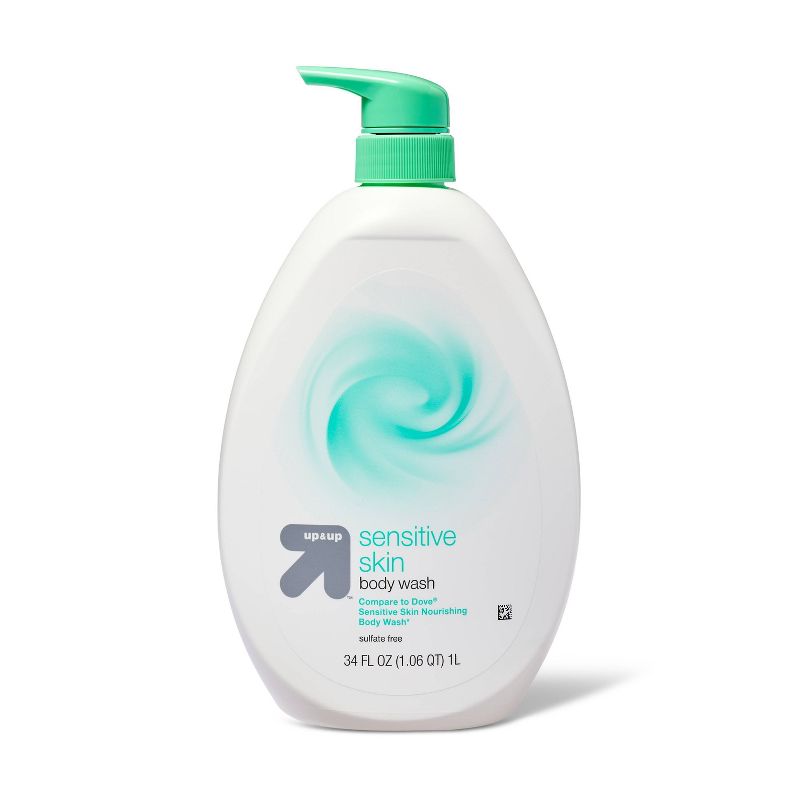 Sensitive Skin Body Wash - Fresh Scent - 34 fl oz - up &#38; up&#8482;, 1 of 6