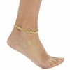 Adornia 14k Gold Plated 10" 8mm Chunky Curb Chain Anklet - 2 of 3