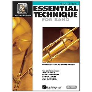 Hal Leonard Essential Technique for Band - Trombone 3 Book/Online Audio - 1 of 1