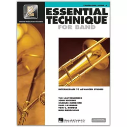 Hal Leonard Essential Technique for Band - Trombone 3 Book/Online Audio
