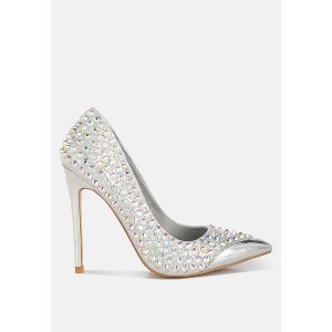 Super Fan Diamante Embellished Stiletto Women Pumps - 1 of 4