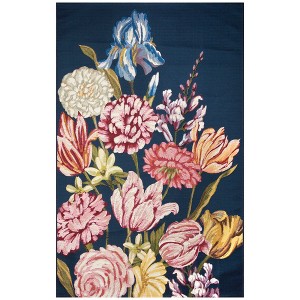 Liora Manne Marina Floral Indoor/Outdoor Rug.. - 1 of 4