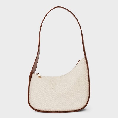 Asymmetric Shoulder Bag - A New Day™ Natural/Brown