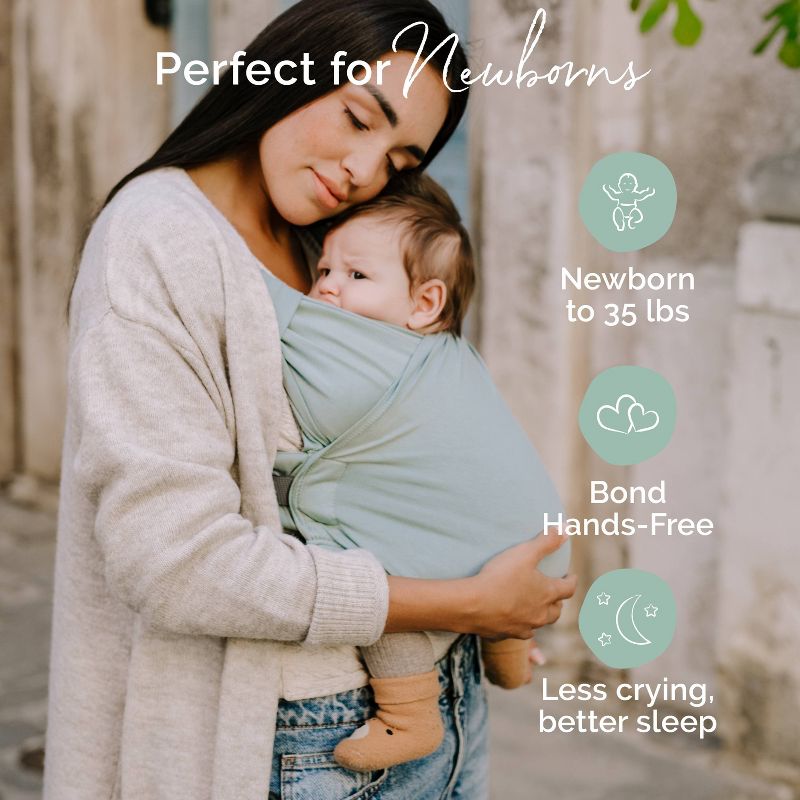 Boba Bliss 2-in-1 Hybrid Baby Carrier & Wrap, 6 of 14