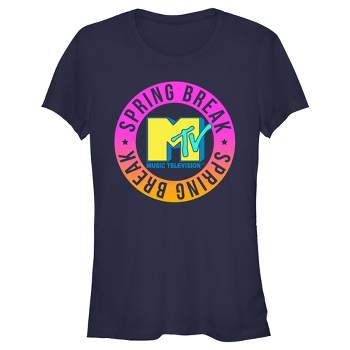 Junior's Women MTV Spring Break Circle T-Shirt