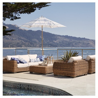 Eldrige Wicker Patio Lounge Collection Smith Hawken Target