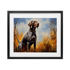 Stupell Industries Brown Bird Hunting Dog Framed Print Under Glass Art - 1 of 4