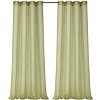 Kate Aurora 2 Pack Semi Sheer Grommet Top Window Curtains - 2 of 3