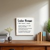 Slickblue Lake House Wood Wall Sign – Rustic 7x7 Décor – Family, Friends & Relaxation Quote, Color Options - 2 of 3