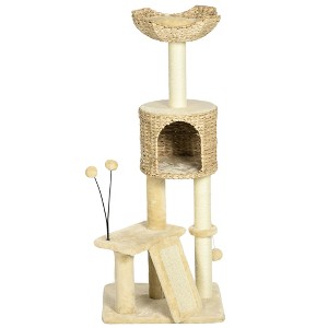 Cat Tree for Indoor Cats w/ Scratching Posts, Condo Cat Tower - 1 of 4