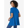 Woman Within Plus Size Rounded V-Neck Crochet Tunic - 3 of 4