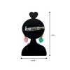 Wrapables Acrylic Fashion Brooch Pin for Sweaters, Coats, Scarves, and Bags, Hearts & Glasses - 2 of 4