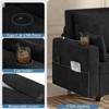 Garvee 3 in 1 Pull Out Couch, 56 in Convertible Sleeper Sofa Bed, Loveseat Sofa Couch with Cup Holders & Side Pocket, Toss Pillows - 4 of 4