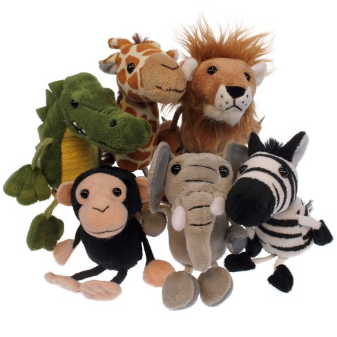 The Puppet Company African Animals Finger Puppets Set Of 6 Target