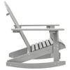 vidaXL Classic Outdoor Patio Rocking Chair - Durable Weather-Resistant Hardwood and Pinewood Construction - 3 of 4