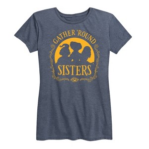 Women's - Hocus Pocus - Gather Round Sanderson Sisters Short Sleeve Graphic T-Shirt - 1 of 4