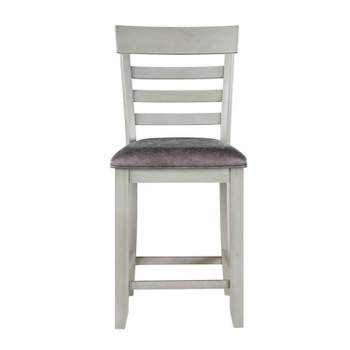 Set of 2 26" Hyland Counter Height Barstools Gray - Steve Silver Co.