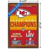 Trends International NFL Kansas City Chiefs - Champions 24 Framed Wall Poster Prints - 3 of 4