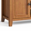 54" Wood TV Media Stand with Two Side Doors, Adjustable Shelves and Cord Management for Living Room and Bedroom - 4 of 4
