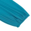 Womens Dress Surplice Dress V Neck Dress Smocked Waist Dress Casual Mini Dress Peplum Wasit Dress - 4 of 4