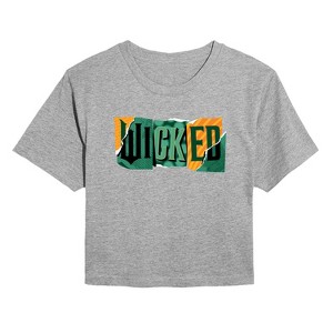 Women's - Wicked - Tear Logo Cropped Graphic T-Shirt - 1 of 4