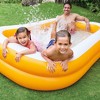 Intex 57181EP 7.5ft x 4.8ft x 18in Mandarin Swim Center Inflatable Pool, Orange - image 3 of 4