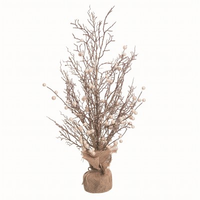 Transpac Artificial White Harvest Small Berry Tree