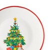 Spode Kit Kemp Doodles Christmas Cake Plates, Set of 4 – Whimsical Festive Illustrations with Cheeky Taglines, Decorative Holiday Dessert - 2 of 4