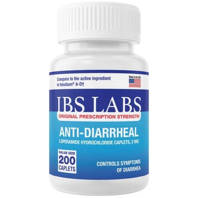 Anti-Diarrheal Loperamide HCl 2 mg Caplets 200ct