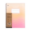 Yoobi Evolve 1 Subject Notebooks 8"x10.5" College Ruled Tangerine Dream Scallop - 3 of 4