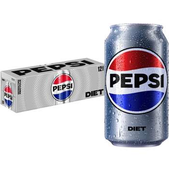 Diet Pepsi Cola Soda - 12pk/12 fl oz Cans
