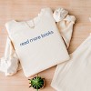 Simply Sage Market Embroidered Read More Books Lightweight Garment Dyed Sweatshirt - 3 of 4