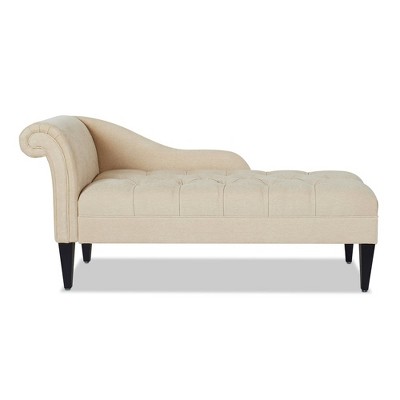 Jennifer Taylor Home Harrison Tufted Roll Arm Chaise Lounge