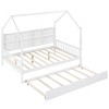 Wooden Kids Bed With Sturdy Pinewood Frame, Modern Design for Child Play & Sleep with Storage-Maison Boucle - 4 of 4