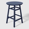 WestinTrends Malibu 35" All Weather HDPE Outdoor Patio Round Counter Height Bistro Table With Umbrella Hole - 4 of 4