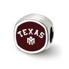 Black Bow Jewelry Sterling Silver Texas A&M Aggies NCAA Bead Charm - 2 of 4