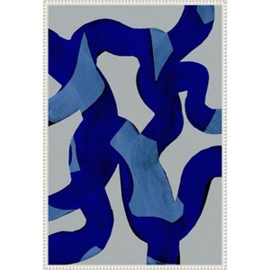 Amanti Art Abstract Brush Strokes by Mareike Bohmer Framed Canvas Wall Art - 1 of 4