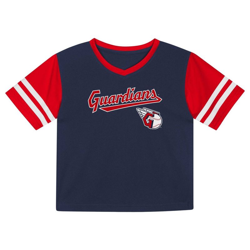 MLB Cleveland Guardians Toddler Boys&#39; Pullover Team Jersey, 2 of 4