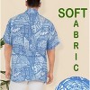 HAPPY BAY Men's Hawaiian Short Sleeve Button Down Shirt Mens Tropical Shirts Casual Holiday Summer Party Caribbean Shirts for Men - 3 of 4