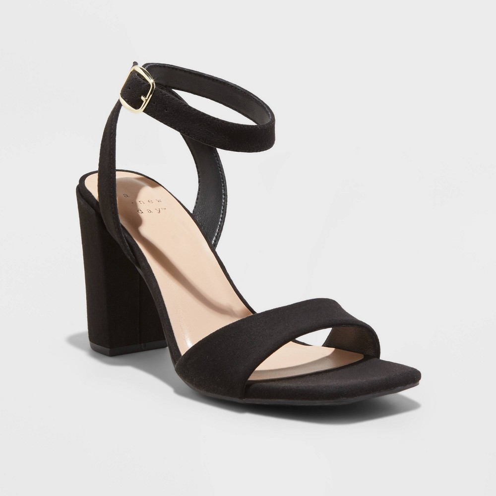 Women's Sal Heels - A New Day Matte Black 10