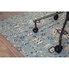40"x54" Tabriz 1/4" Rug'D Chair Floor Mat Blue/Beige - Anji Mountain: Abstract Design, Felt Backing, Indoor Use, Spot Clean - 3 of 4